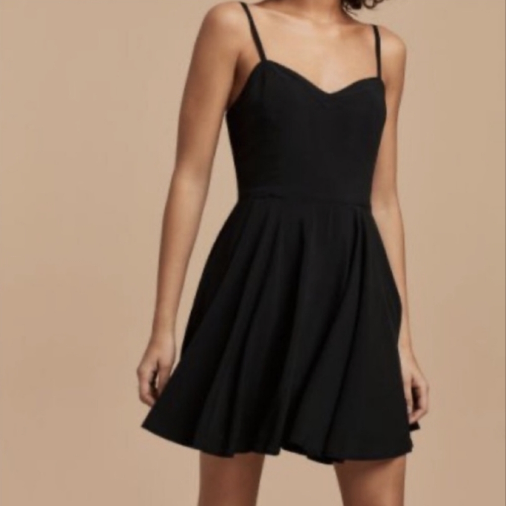 Aritzia Talula Lipinski Skater Dress | Color Palm Leaf - Picture 14 of 14